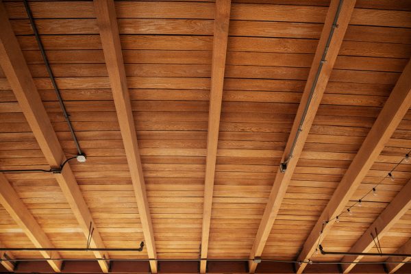 Wooden ceiling
